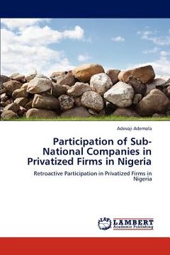 portada participation of sub-national companies in privatized firms in nigeria