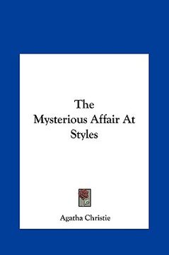 portada the mysterious affair at styles the mysterious affair at styles (en Inglés)