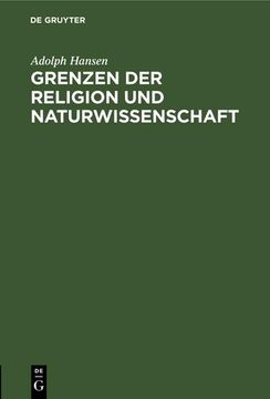 portada Grenzen der Religion und Naturwissenschaft (in German)