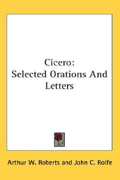 portada cicero: selected orations and letters