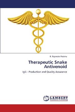 portada Therapeutic Snake Antivenoid