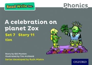 portada Read Write Inc. Phonics: Grey set 7 Storybook 11 a Celebration on Planet zox (en Inglés)