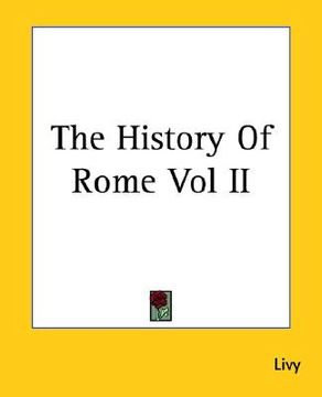 portada the history of rome vol ii (in English)