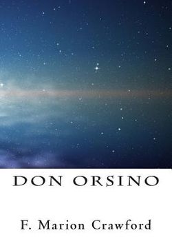 portada Don Orsino (en Inglés)