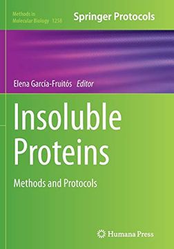 portada Insoluble Proteins: Methods and Protocols (Methods in Molecular Biology, 1258) (en Inglés)