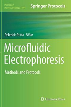 portada Microfluidic Electrophoresis: Methods and Protocols (Methods in Molecular Biology) (en Inglés)