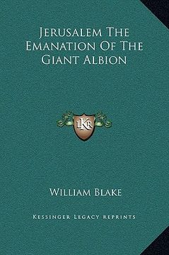 portada jerusalem the emanation of the giant albion (en Inglés)