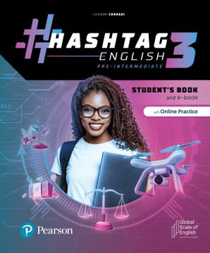 portada Hashtag English 3 pre Intermediate Student's Book and Ebook