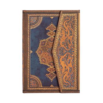 portada Safavid Indigo Hardcover Journals Mini 176 pg Lined Safavid Binding art 