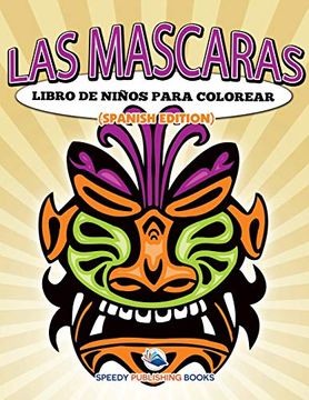 portada Las Mascaras Libro de Niños Para Colorear (in Spanish)