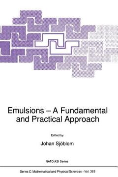 portada Emulsions: A Fundamental and Practical Approach (en Inglés)