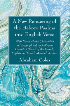 portada A New Rendering of the Hebrew Psalms into English Verse (in English)
