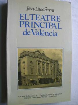 portada Teatre Principal de València, el