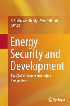 portada Energy Security and Development: The Global Context and Indian Perspectives (en Inglés)