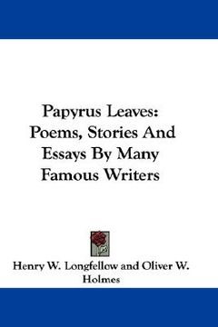 portada papyrus leaves: poems, stories and essays by many famous writers (en Inglés)
