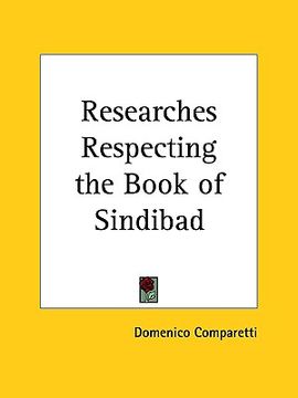 portada researches respecting the book of sindibad (en Inglés)