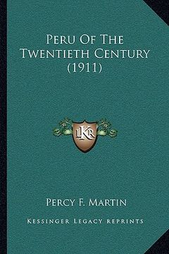 portada peru of the twentieth century (1911) (en Inglés)