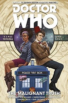 portada Doctor Who: The Eleventh Doctor Volume 6 - the Malignant Truth (en Inglés)