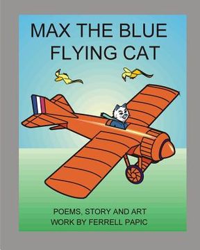 portada Max the blue flying cat (en Inglés)