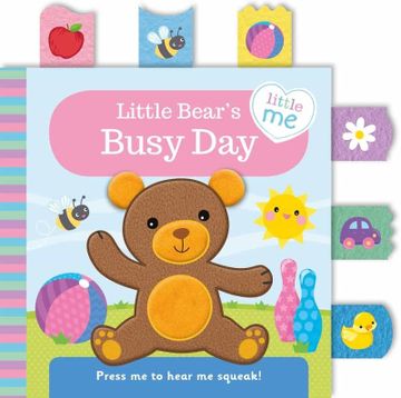 portada Little Bear's Busy day - Cloth Book - Ing: Libro de Tela (English Educational Books)