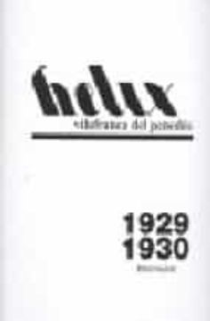 portada Helix: Vilafranca del Penedes 1929-1930 (en Catalán)