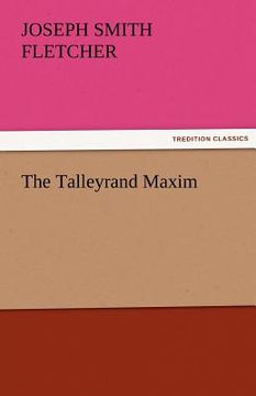portada the talleyrand maxim (in English)