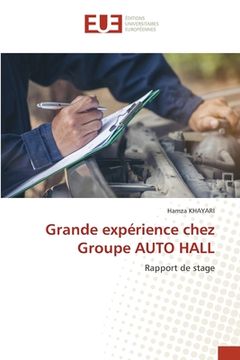 portada Grande expérience chez Groupe AUTO HALL (in French)