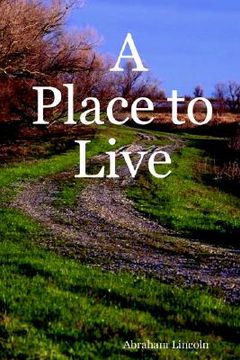 portada a place to live (in English)