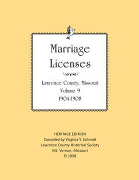 portada Lawrence County Missouri Marriages 1904-1908 (in English)