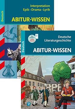 portada Stark Abitur-Wissen Deutsch - Literaturgeschichte + Interpretationen Epik, Drama, Lyrik (in German)