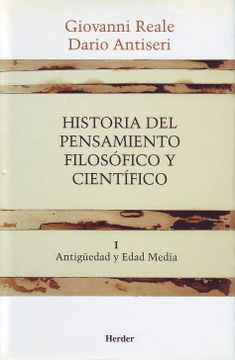 portada Historia del Pensamiento Filosofico y Cientifico (t. 1) (in Spanish)