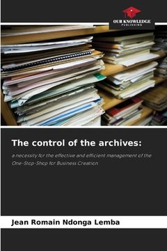 portada The control of the archives (en Inglés)