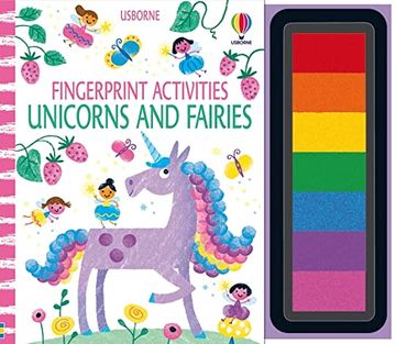 portada Fingerprint Activities Unicorns and Fairies (en Inglés)