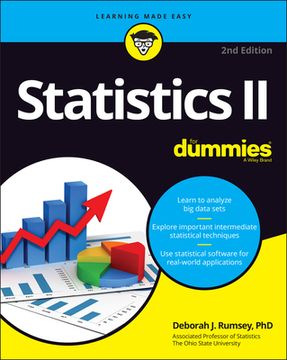 portada Statistics ii for Dummies (en Inglés)