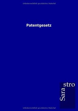 portada Patentgesetz (German Edition)