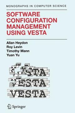 portada software configuration management using vesta (en Inglés)