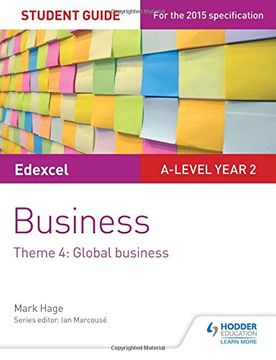 portada Edexcel A-level Business Student Guide: Theme 4: Global Business