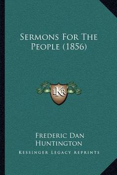 portada sermons for the people (1856) (in English)