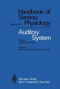 portada auditory system: clinical and special topics