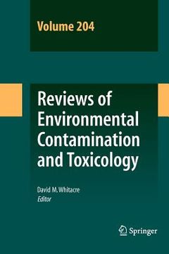 portada reviews of environmental contamination and toxicology 204 (en Inglés)