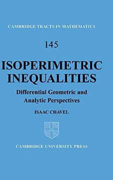 portada Isoperimetric Inequalities: Differential Geometric and Analytic Perspectives (Cambridge Tracts in Mathematics) (en Inglés)