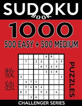 portada Sudoku Book 1,000 Puzzles, 500 Easy and 500 Medium: Sudoku Puzzle Book With Two Levels of Difficulty To Improve Your Game (en Inglés)