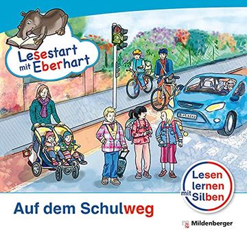portada Lesestart mit Eberhart - Meine Familie: Lesen Lernen mit Silben 1. Klasse (en Alemán)
