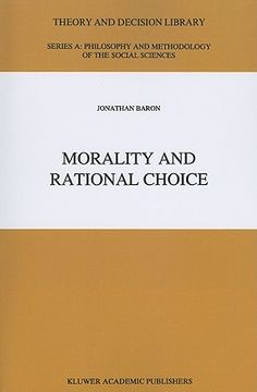 portada morality and rational choice (en Inglés)