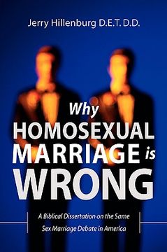 portada why homosexual marriage is wrong (in English)