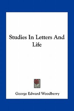 portada studies in letters and life (en Inglés)