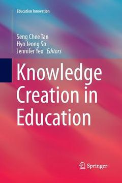 portada Knowledge Creation in Education (in English)