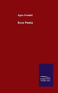 portada Ecce Poeta (en Alemán)