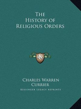 portada the history of religious orders (en Inglés)