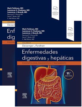 portada Sleisenger y Fordtran. Enfermedades Digestivas y Hepáticas. 2 Vols. Fisiopatología, Diagnóstico y Tratamiento